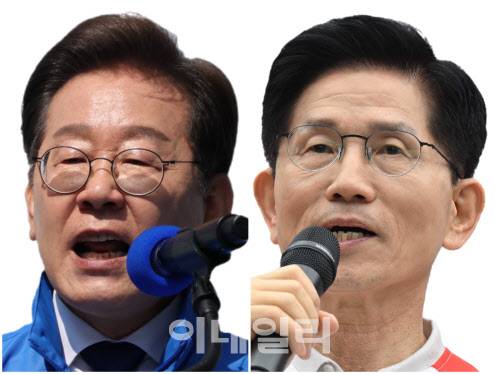 이재명 더불어민주당 대선 후보(왼쪽)와 김문수 국민의힘 후보(사진=이데일리DB)