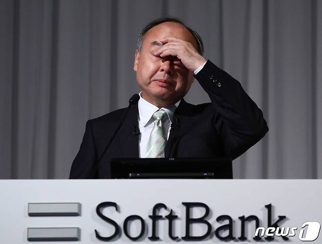 Softbank Group CEO Masayoshi Son (Photo by STR / JIJI PRESS / AFP) / Japan OUT ⓒ AFP=뉴스1