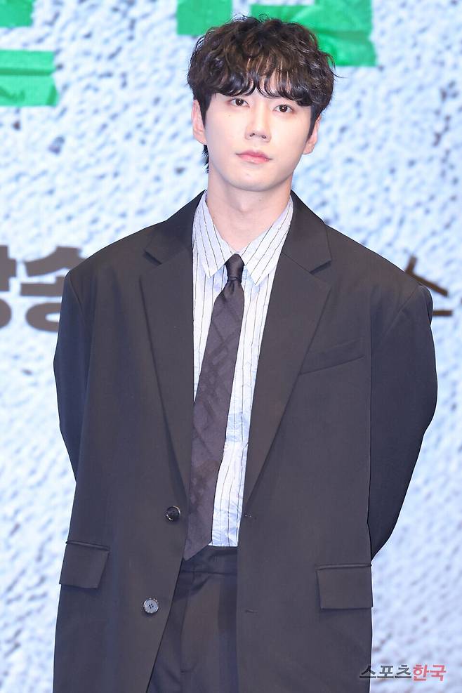 KBS 드라마 '24시 헬스클럽' 제작발표회에 참석한 배우 이준영. 25.04.2 9ⓒ이혜영 기자 lhy@hankooki.com