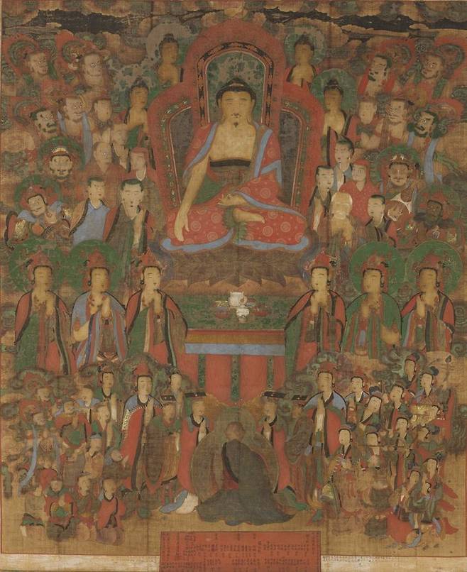 순천 송광사 영산회상도. 불교중앙박물관