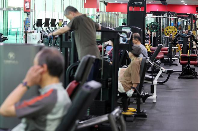 경기 고양시의 한 헬스장의 모습. /뉴스1