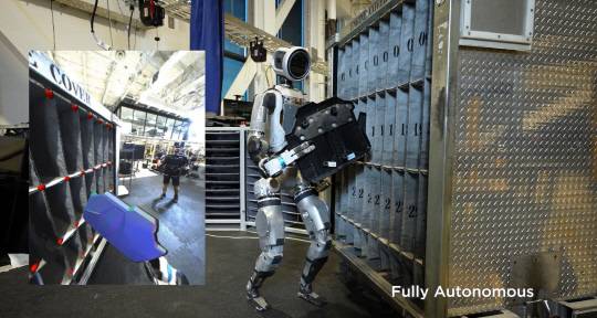보스턴 다이내믹스가 공개한 휴머노이드 '아틀라스'가 제조 현장에 투입된 데모 영상. 영상 캡쳐