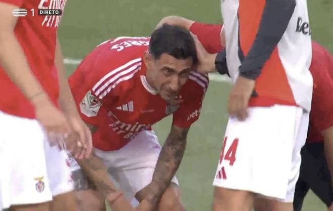 타사 드 포르투갈 결승에서 패배한 뒤 눈물을 흘린 디 마리아. 사진=트리뷰나