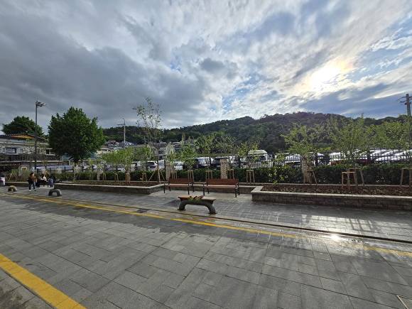 수원 화성행궁 주차장. [사진=수원특례시]