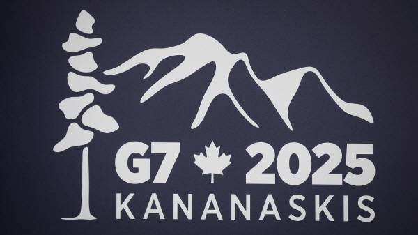 A logo for the G7 2025. AP=연합뉴스
