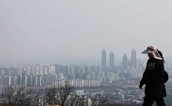 경기도 아파트 단지 모습. [연합]