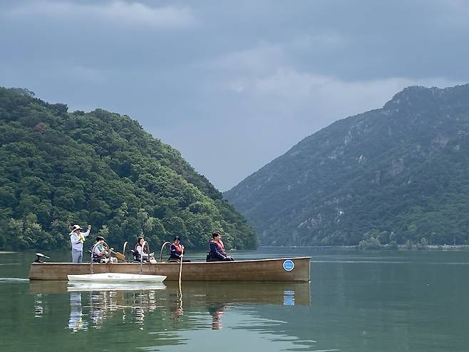 이제 장애인들은 카누도 탄다. 춘천 의암호[한국관광공사 제공]