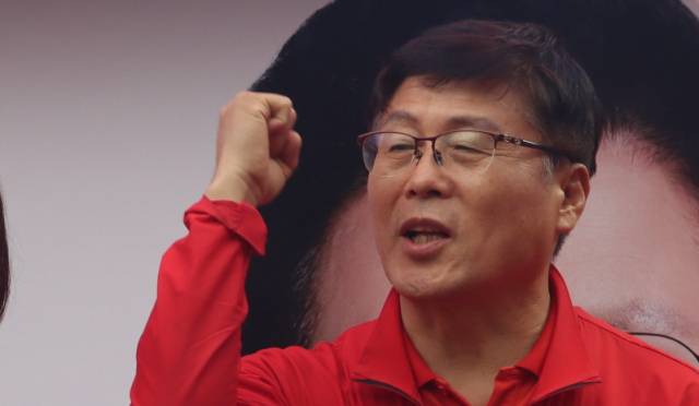 ▲김정권 전 김해 국회의원. ⓒ프레시안(조민규)