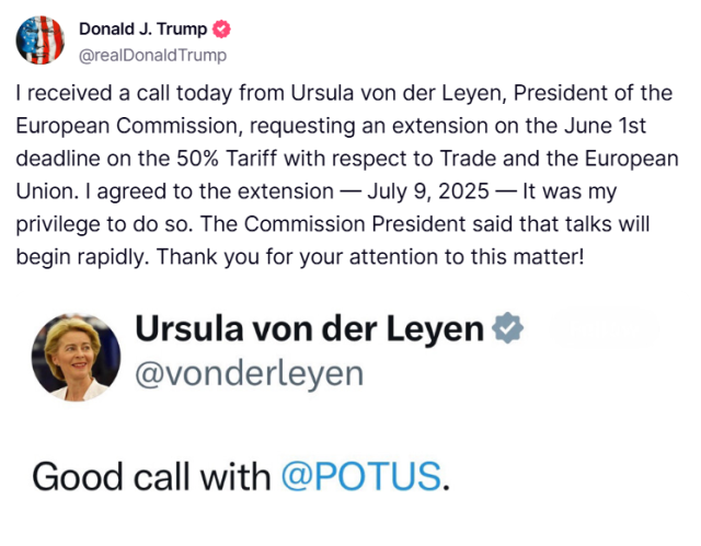 트럼프 대통령 트루스소셜 캡쳐