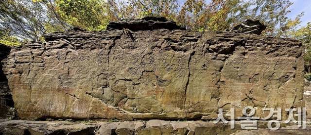 울주 천전리 암각화 모습. 사진 제공=국가유산청