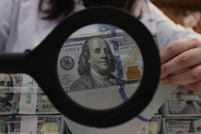 미국 달러  [연합뉴스 자료사진. 재판매 및 DB 금지]