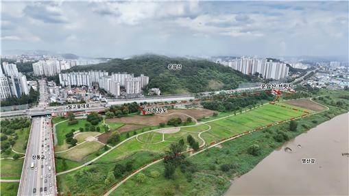 광주 영산강 익사이팅존 사업대상지 [광주시 제공. 재판매 및 DB 금지]