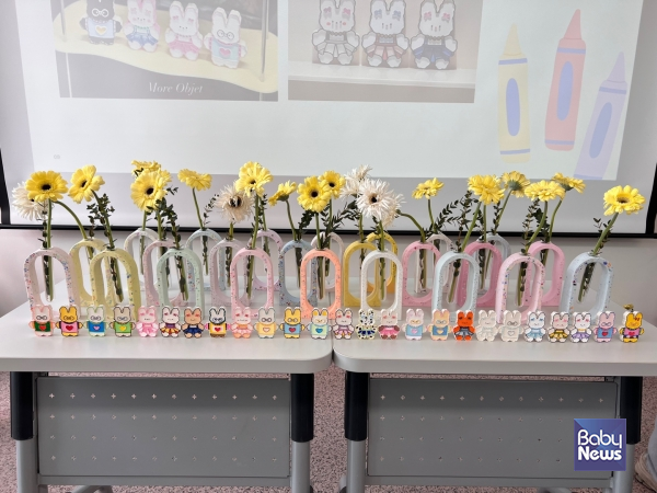 완성된 작품 '제스모나이트 화병'. ⓒ관악구육아종합지원센터