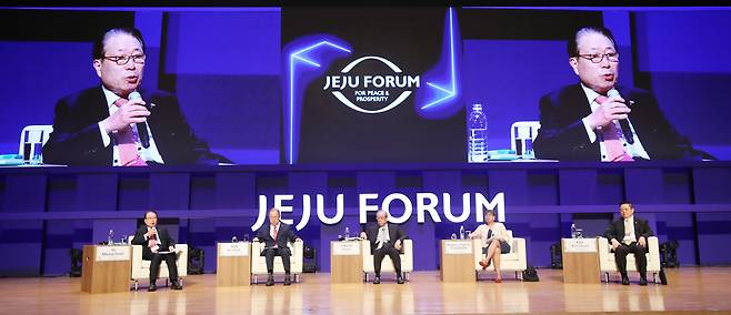 지난해 열린 제19회 평화와 번영을 위한 제주포럼./뉴스1