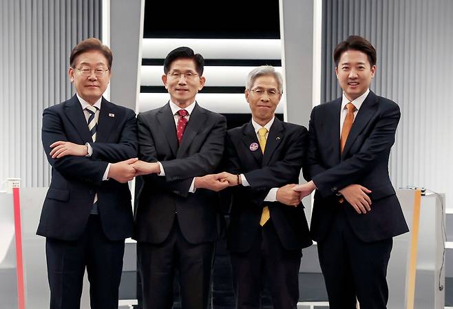 이재명 더불어민주당(왼쪽부터), 김문수 국민의힘, 이준석 개혁신당, 권영국 민주노동당 대통령 후보 /뉴스1