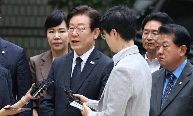 이재명 더불어민주당 대통령 후보. 강창광 선임기자