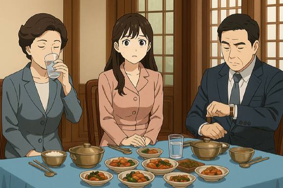 상견례 자리에 40분이나 늦게 도착한 예비 시댁과 남자친구에게 실망, 결국 파혼을 결정했다는 한 여성의 사연이 공개됐다. 사진은 AI로 생성한 이미지. [사진=챗GPT]