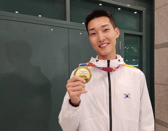 '스마일점퍼' 우상혁도 구미 아시아육상선수권대회 남자 높이뛰기 대회에 참가한다. 연합뉴스