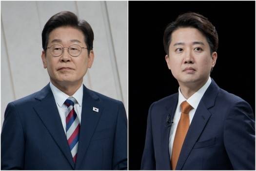 ▲ 정치 분야 TV 토론회 준비하는 이재명-이준석 후보 [연합뉴스]