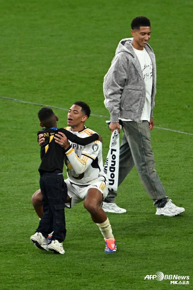 형 주드 벨링엄(사진 가운데), 동생 조브 벨링엄(사진 오른쪽). 사진=AFPBBNews=News1