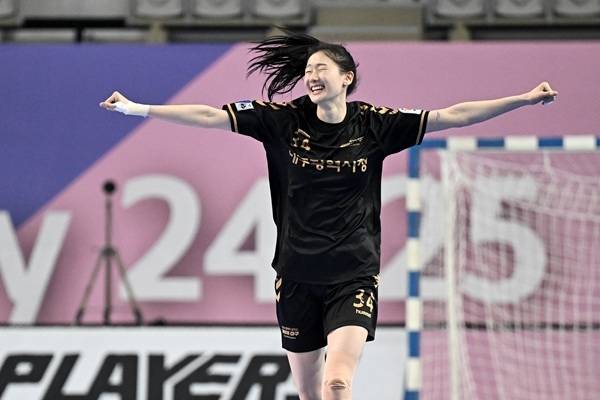사진 대구광역시청의 분위기를 바꿔 놓은 신인왕 정지인, 사진 제공=한국핸드볼연맹