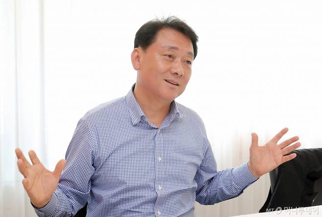 이광재 더불어민주당 선대위 국가미래정책위원장 인터뷰. /사진=김창현