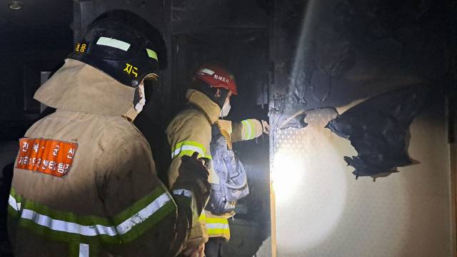 ▲화재 현장 ⓒ전북소방