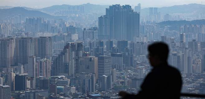 25일 서울 시내 아파트 등 주택. 뉴시스