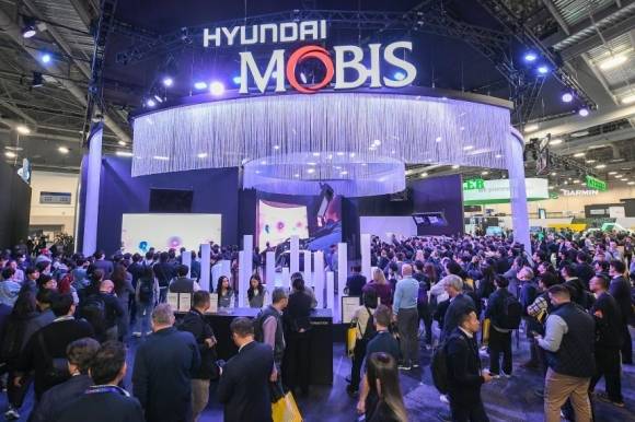 지난 1월 미국 라스베이거스 CES 2025에 마련된 현대모비스의 부스. 현대모비스 제공