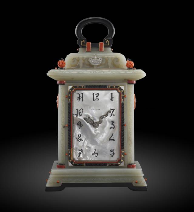 까르띠에의 '네프라이트 렌턴 클락(1925)' /제공=필립스옥션