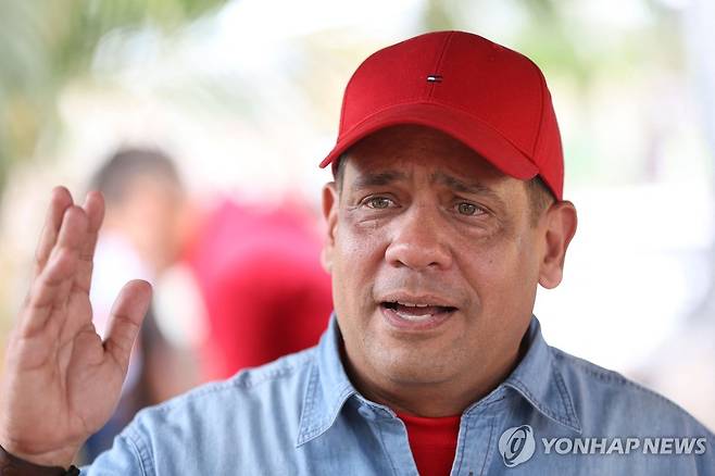 네일 비야미사르 '과야나 에세키바' 주지사 당선인 [엘도라도 AFP=연합뉴스. 재판매 및 DB 금지]