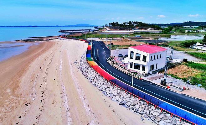 홍성 남당 무지개 도로 [홍성군 제공. 재판매 및 DB 금지]