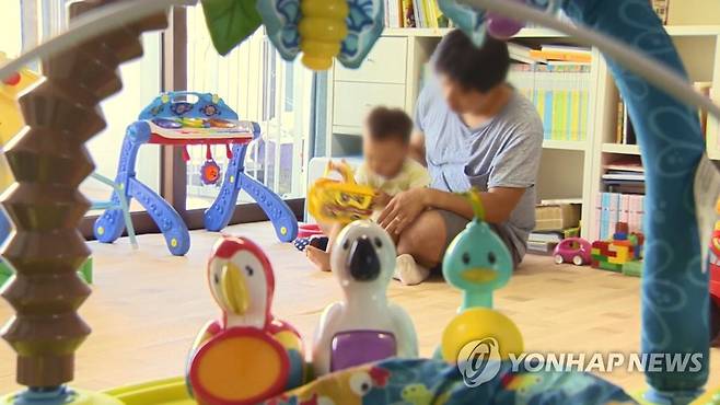 남편 육아 [연합뉴스TV 제공]