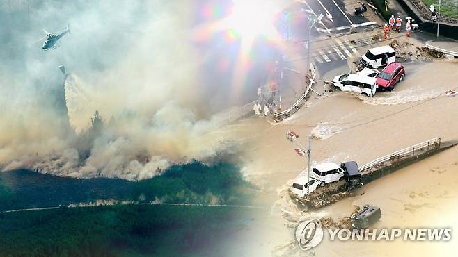 북극기온 상승 영향…"여름철 폭염·폭우 더 지독해진다"(CG) [연합뉴스TV 제공]