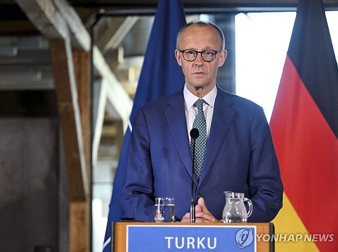 프리드리히 메르츠 독일 총리 [AFP 연합뉴스. 재판매 및 DB 금지]