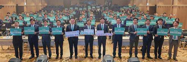 iM뱅크 시중은행 전환 1주년 기념식 행사 모습./iM뱅크 제공