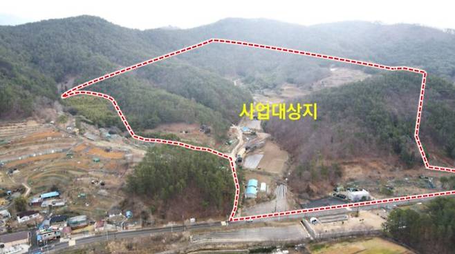 철마 반려동물공원 사업 대상지. [사진=부산시]