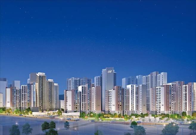 서울 은평구 ‘힐스테이트 메디알레’ 투시도. 사진=현대건설