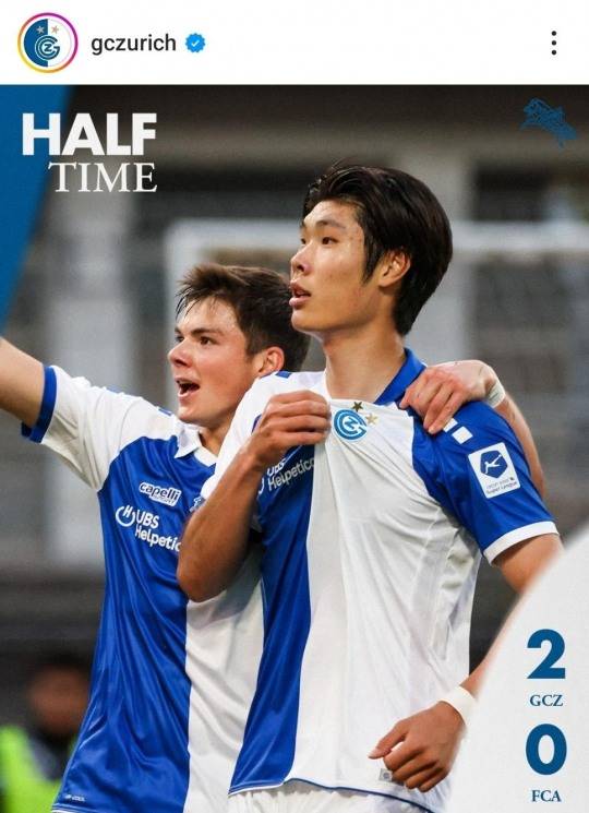 승강 PO 1차전에서 골 넣은 이영준. 사진[연합뉴스]