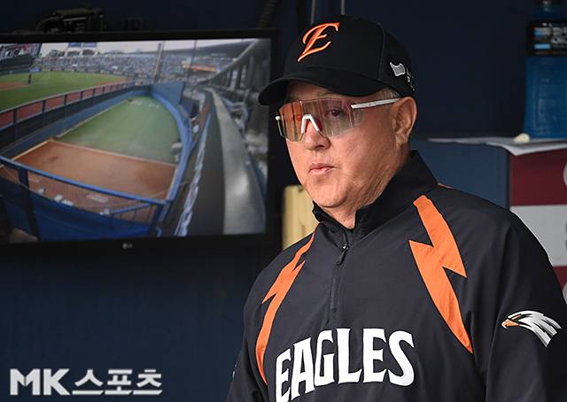 한화를 이끄는 김경문 감독. 사진(잠실 서울)=천정환 기자