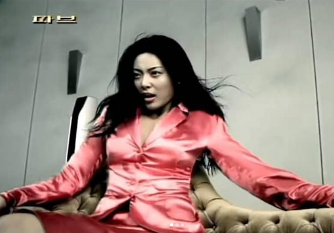 삼성 TV 파브 CF 모델 시절 이기용. [이기용 SNS]