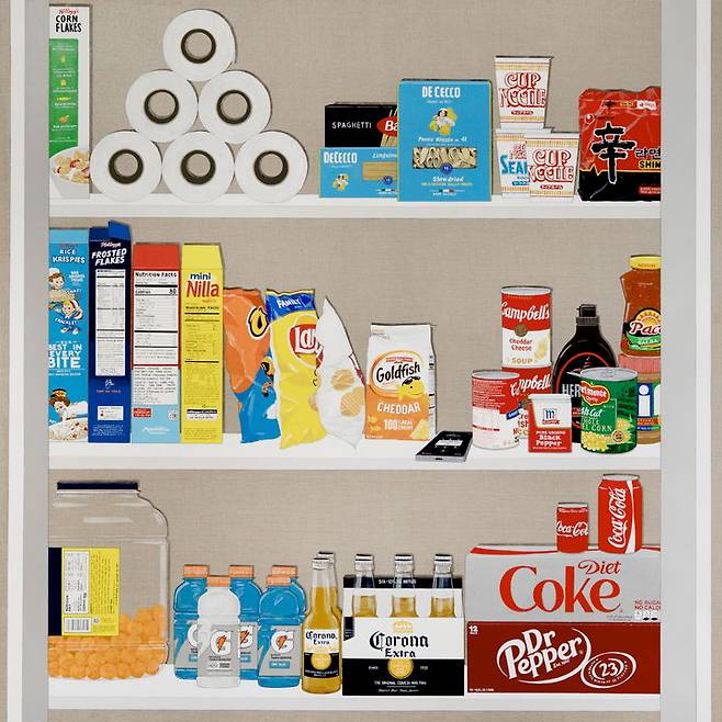 Pantry1 , 2025 , Acrylic on linen ,120x120cm *재판매 및 DB 금지
