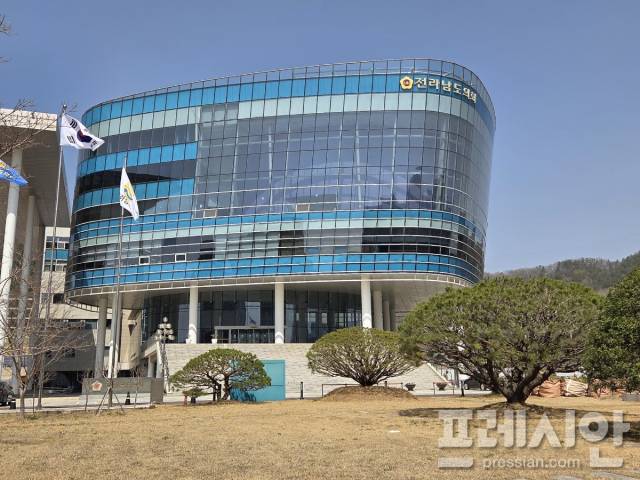 ▲전남도의회 전경ⓒ프레시안(박아론)