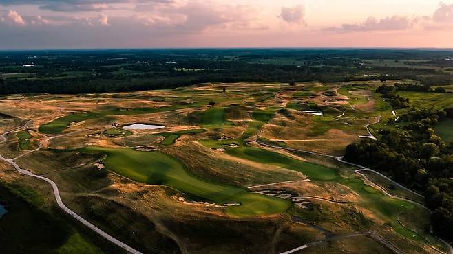 제80회 US여자오픈이 개최되는 에린 힐스GC 전경. ｜USGA 홈페이지