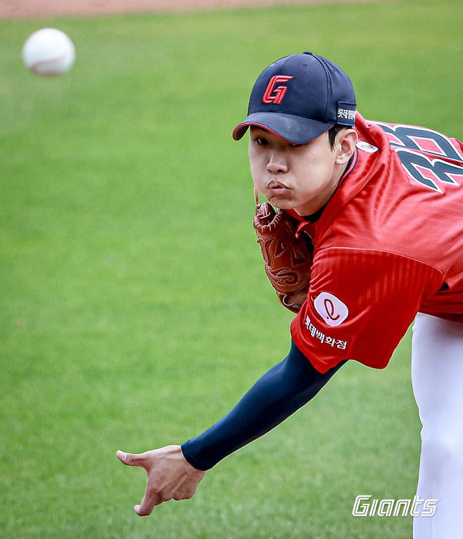 ▲ 홍민기 ⓒ롯데 자이언츠