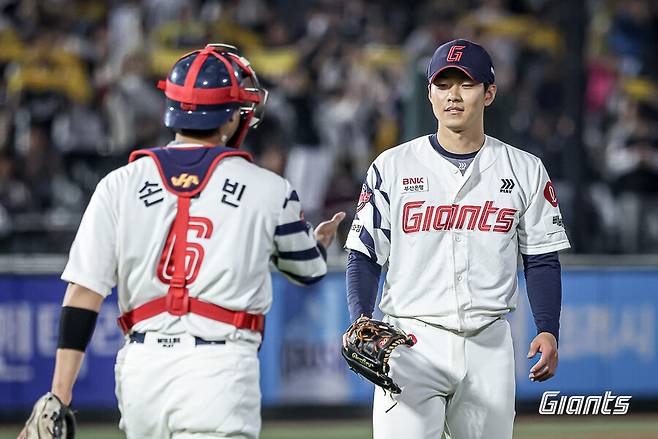 ▲ 홍민기 ⓒ롯데 자이언츠