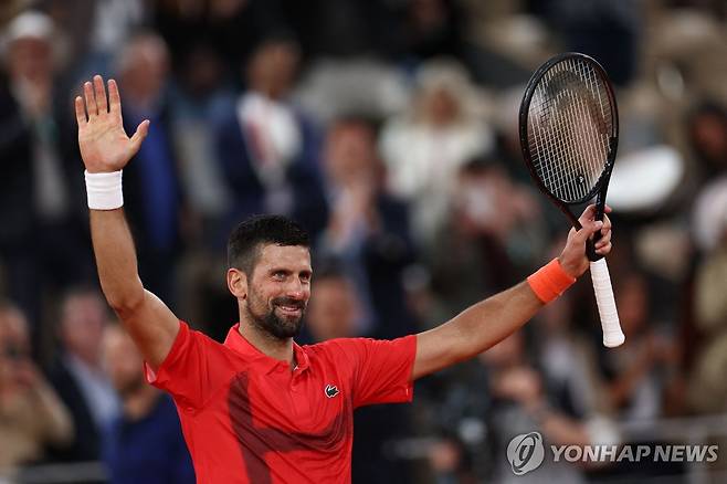 2회전에 진출한 조코비치 [AFP=연합뉴스]