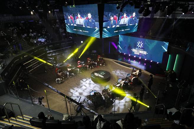 2023년 대전이스포츠경기장에서 진행된 '발로란트 챌린저스 코리아 스플릿1' 대회 현장.사진=대전이스포츠경기장 제공