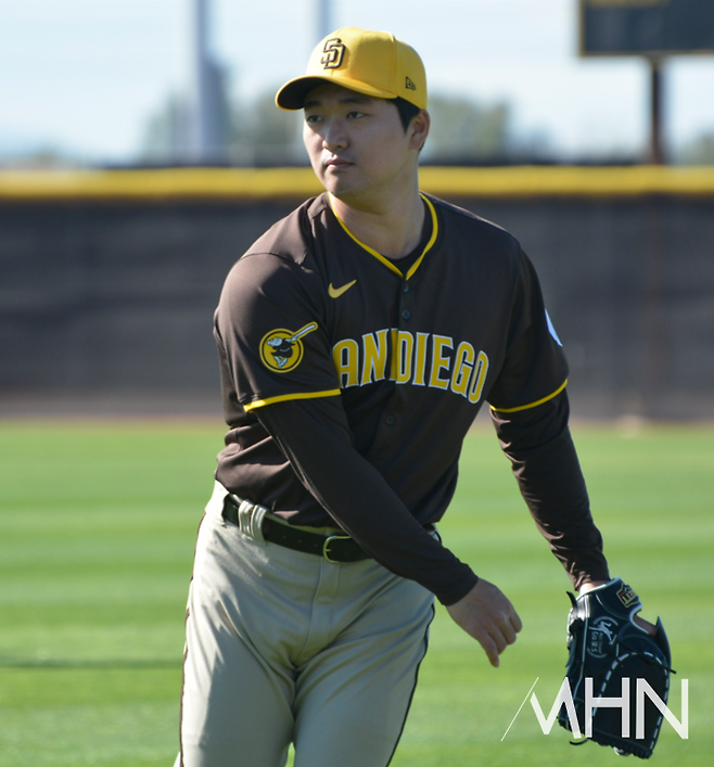 (샌디에이고 시절의 고우석)