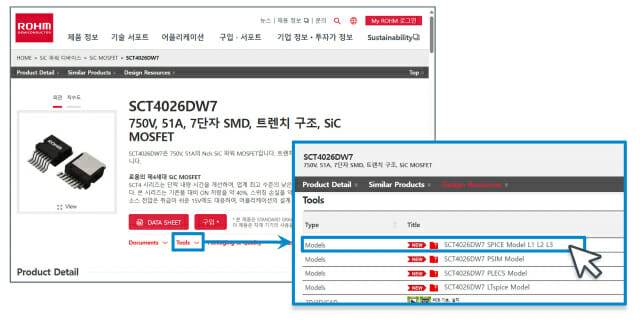 새로운 SPICE 모델 'ROHM Level 3 (L3)'(사진=로옴)